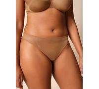 Gossard Women's Glossies Thong Panties, Bronze, Extra-Small