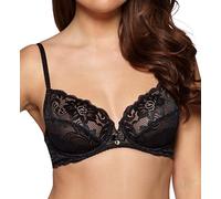Gossard Women's Gypsy Non Padded Wired Floral Everyday Bra, Black, 32G