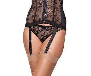 Gossard Women's Retrolution Vip Thong Underwear, Black, XS UK
