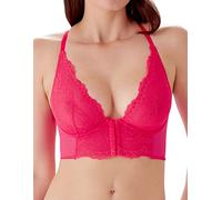 Gossard Women's Superboost Lace Deep V Bralet Bra Diva Pink 34E