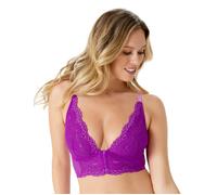 Gossard Womens Superboost Lace Deep V Bralet - Orchid - Purple - Size 32C
