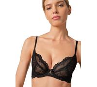 Gossard Women's Superboost Lace Non Padded Plunge Bra, Opaque, Black, 38E