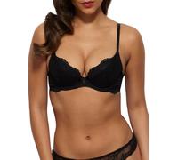 Gossard Womens Superboost Lace Padded Plunge Bra - Black - Size 38E