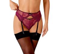 Gossard Women's Superboost Lace Suspender Lingerie, Purple Potion, M