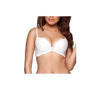 Gossard Women's Superboost White Lace Plunge Bra, White, 32 32DD UK