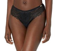 Gossard Women's Swirl Thong Panties, Black, Medium