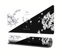 Gossip，Craft，Gaming Mouse Pad XL(11.81 * 31.49 inch)，Extended Large Mouse Mat Ink wash Painting Desk Pad, Stitched Edges,Non-Slip Rubber Base，Keyboard Pad(80cm * 30cm) (30, 31.5" x 11.8")