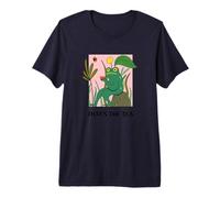 Gossip Frog Spiling the Tea Girlfriend Gay Time Premium T-Shirt