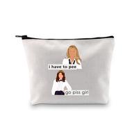 Gossip-g TV Show Inspired Makeup Bag Gossip-g TV Show Fans Gift i Have to Pee Go Piss Girl Zipper Pouch (go Piss Girl ku)