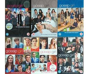 GOSSIP GIRL 1-6 COMPLETE COLLECTION / 1. FIRST SEASON / 2. SECOND SEASON / 3. THIRD SEASON / 4. FOURTH SEASON / 5. FIFTH SEASON / 6. SIXTH SEASON = ULTIMATE 6x DVD (31-disc) UK SET
