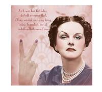 Gossip Girl Birthday Card for Her, Contact Her at Sodoffanddoityourself.com Female Birthday Card, Funny Birthday Card for her