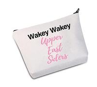 Gossip Girl Inspired Gift Wakey Wakey Upper East Siders Cosmetic Bag Gift for BFF (Wakey Wakey B EU)