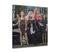 Gossip Girl Movie Cast Blair Serena Poster Decorative Painting Canvas Wall Posters And Art Picture Print Modern Family Bedroom Decor Posters 12x12inch(30x30cm)