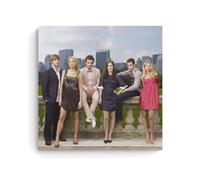 Gossip Girl Tv Series Main Character Show Blair Serena Poster Decorative Painting Canvas Wall Posters And Art Picture Print Modern Family Bedroom Decor Posters 20x20inch(50x50cm)