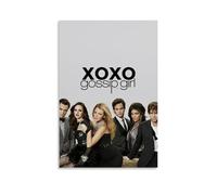Gossip GirlPoster Canvas Classic Decoration Waterproof Fading Mural Art Universal Decoration Painting Give Friend Teacher Gift08x12inch(20x30cm) Unframe-style
