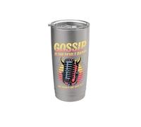 Gossip is The Devils Radio So Don't Be Dj Stainless Steel Insulated Tumbler