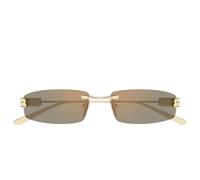 Gossip Rectangle Sunglasses - female - Balenciaga - Sunglasses - Yellow - 57 MM - Accessories 57 MM