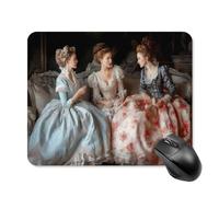 Gossip Women Gaming Mouse Pad with Rubber Base