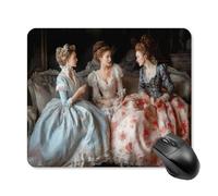 Gossip Women Gaming Mouse Pad with Rubber Base