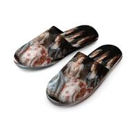 Gossip Women Men's Flannel Slipper Soft Non Slip House Shoes Comfy Winter Warm Indoor Outdoor Slippers