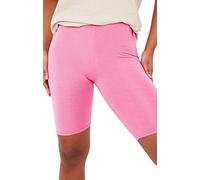 GOSTYLES® Womens Cycling Over-Knee Shorts, Ladies Super Stretch Activewear Walking, Running, Gym, Yoga & Sports Biker Shorts (Baby Pink, 8-10)