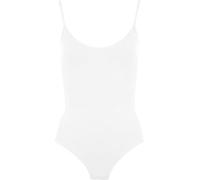 GOSTYLES® Womens Ladies Sleeveless Strappy Cami Bodysuit Leotard Plain Stretch Sexy Tank Top (White, 8-10)