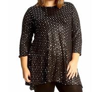 GOSTYLES® Womens Polka Dot Sequin Glitter Tank Top, Ladies Sleeveless Summer Fashion Tops Sparkly Party Blouse (Silver, 26-28)