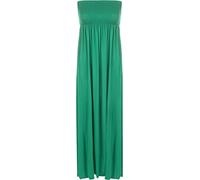 GOSTYLES® Womens Printed Bandeau Strapless Sheering Long Maxi Dress, Ladies Summer Holiday Beach Dresses Casual Boho Style Sundress (Jade Green, 8-10)