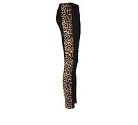 GOSTYLES® Womens Printed Stretchy Tights Leggings, Ladies Everyday Wear Soft & Comfortable Activewear Yoga Pants (Brown Leopard Side Panel, 3XL)