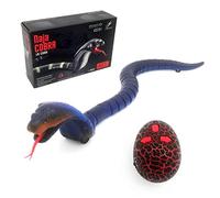 Gosyfeti Remote Control Snake Toy, RC Realistic Snake Joke Trick Pranke Toy, Electric Controlled Snake for Cat Pet, Kid's Boy's Adult's Funny Birthday Gift (Blue)