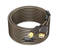 GOSYSONG Printer Cable 50ft, USB 2.0 Type A to Type B Printer Cord, Scanner Cord, High Speed Active USB Printer Cable,Printer USB Cable Compatible with HP, Canon, Dell, Epson, Xerox, Samsung