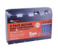 GoSystem 4 Pack Gas Cartridges 227g - BS0136 220 Multi-Colour