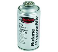 GoSystem Butane/Propane (70:30) Mix Gas Cartridge - Silver, 170 g