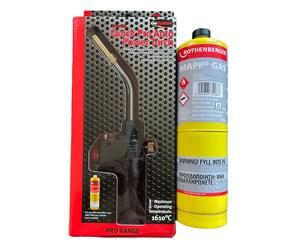 GoSystem Quick Pro Auto Power Torch, With Rothenberger Gas Cylinder. (QP8088H)
