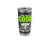 Got A Code Medical Coding Clinical Biller Medical Coder Stainless Steel Insulated Tumbler
