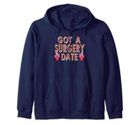 Got A Heart Surgery Date And Ready For My Recovery Journey Zip Hoodie