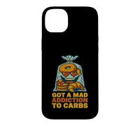 Got A Mad Addiction To Carbs Funny Food Lover Meme Case for iPhone 14 Plus