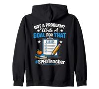 Got A Problem Write A Goal For That Spell My Name Right Zip Hoodie