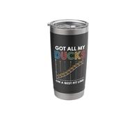 Got All My Ducks On A Best Fit Line Math Nerd Organized - Stainless Steel Insulated Tumbler