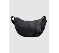GOT BAG Ocean Impact Plastic Moon Bag | Recycled Waterproof Half Moon Bag | Crossbody Waist Bag with Adjustable Shoulder Strap, Cloud - Black, One Size