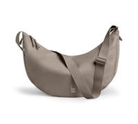 GOT BAG Crossbody Moon Bag, Half Moon Handbag, Water-Repellent, Stylish Shoulder Bag with Adjustable Strap, seal (large), L, Minimal