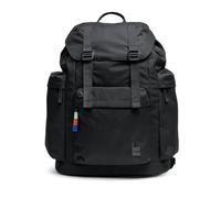 GOT BAG Flap Pack Everyday Backpack with 16 Inch Laptop Compartment 22.5 L Capacity Hand Luggage Backpack, Black (Large), standard size, Rucksack Backpacks
