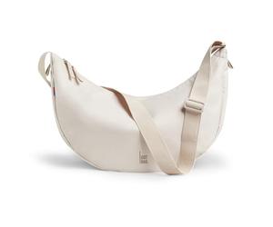 GOT BAG Ocean Impact Plastic Moon Bag | Recycled Waterproof Half Moon Bag | Crossbody Waist Bag with Adjustable Shoulder Strap, soft shell (large), One Size