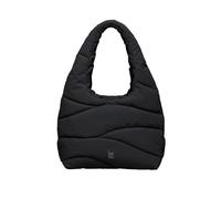 GOT BAG Puffer Cloud Shoulder Bag Handbag Women's Nylon Puffy Quilted, Wavy - Black, Einheitgroße