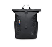 GOT BAG Rolltop Easy Small Backpack with 14 Inch Laptop Compartment, Small Daypack, Water-Repellent, 15 L, black, Einheitsgröße, Minimalistic