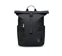 GOT BAG Rolltop Easy Small Backpack with 14 Inch Laptop Compartment, Small Daypack, Water-Repellent, 15 L, Black Monochrome, Einheitsgröße, Minimalistic