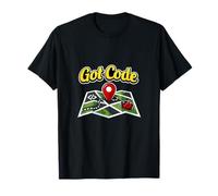 Got Code Debugging Humor GPS Marker Bug Code Map T-Shirt