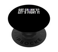 Got Crohn's Disease? Lets Fight It PopSockets Adhesive PopGrip