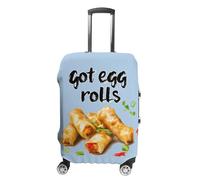 Got Egg Rolls Luggage Cover Travel Suitcase Protector | Washable Luggage Case Covers