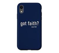 Got Faith? Luke 18:8 Christian Bible Verse Reminder Faith Case for iPhone XR